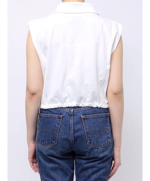 jouetie（ジュエティ）の「スポーティーハーフZIPトップス（Tシャツ/カットソー・レディース・ブラック/オフホワイト/ピンク・MEDIUM）」の22枚目の写真