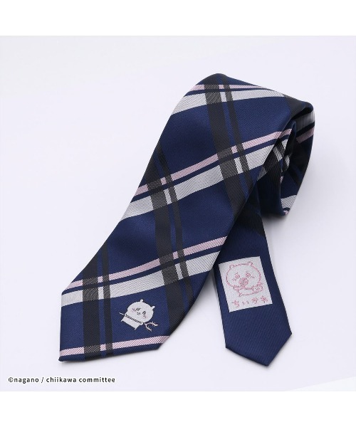 TOKYO SHIRTS（トウキョウシャツ）の「【ちいかわ】 ベーシックネクタイ チェンジタイ（ネクタイ・メンズ・ネイビー系2/ブルー/カーキ/ネイビー系5/ネイビー系4/ネイビー系3/ネイビー系1/イエロー/パープル/チャコールグレー/ネイビー/グレー・FREE）」の6枚目の写真