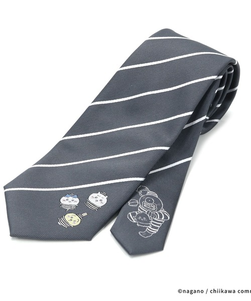 TOKYO SHIRTS（トウキョウシャツ）の「【ちいかわ】 ベーシックネクタイ チェンジタイ（ネクタイ・メンズ・ネイビー系2/ブルー/カーキ/ネイビー系5/ネイビー系4/ネイビー系3/ネイビー系1/イエロー/パープル/チャコールグレー/ネイビー/グレー・FREE）」の3枚目の写真