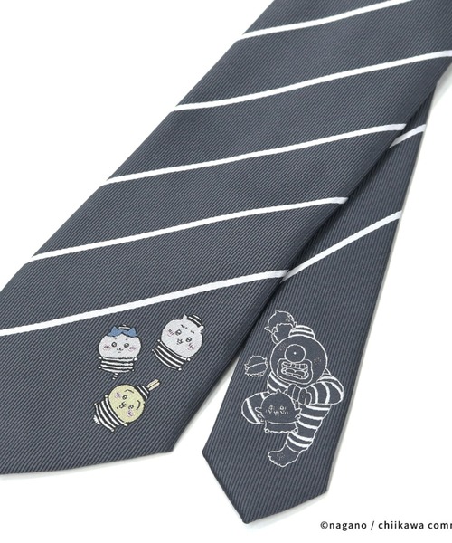 TOKYO SHIRTS（トウキョウシャツ）の「【ちいかわ】 ベーシックネクタイ チェンジタイ（ネクタイ・メンズ・ネイビー系2/ブルー/カーキ/ネイビー系5/ネイビー系4/ネイビー系3/ネイビー系1/イエロー/パープル/チャコールグレー/ネイビー/グレー・FREE）」の14枚目の写真