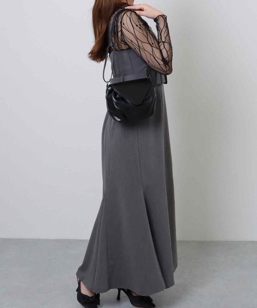 Lace Ladies（レースレディース）の「トライアングル フラップ コンパクト ショルダーバッグ（ショルダーバッグ・レディース・ブラック/アイボリー・FREE）」の16枚目の写真