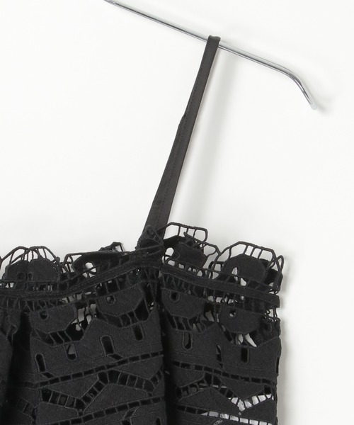 notch.(ノッチ)の「レースビスチェ(キャミソール・レディース・オフホワイト/ブラック・M)」の7枚目の写真