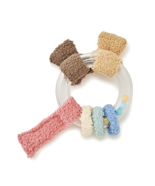 gelato pique(ジェラートピケ)の「【BABY】シリアルベアラトル(その他ベビー用品・キッズ・ピンク/オフホワイト・FREE)」の3枚目の写真