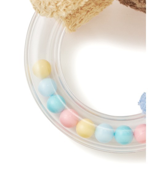 gelato pique(ジェラートピケ)の「【BABY】シリアルベアラトル(その他ベビー用品・キッズ・ピンク/オフホワイト・FREE)」の5枚目の写真