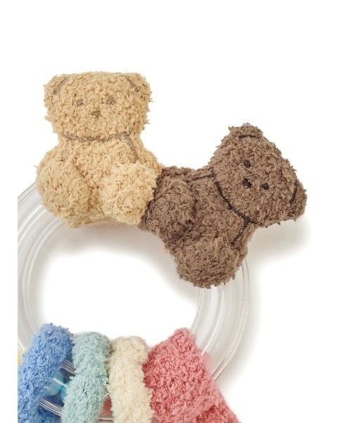 gelato pique(ジェラートピケ)の「【BABY】シリアルベアラトル(その他ベビー用品・キッズ・ピンク/オフホワイト・FREE)」の7枚目の写真