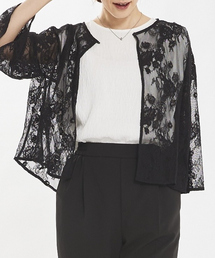 abahouse mavie | 【セットアップ対応/エニデイカセット】レースボレロブラウス/シアートップス(シャツ/ブラウス)
