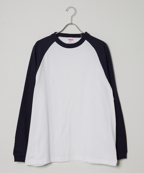 セール】【United Athle】1.6inch rib 5.6oz raglan long-sleeve Tee