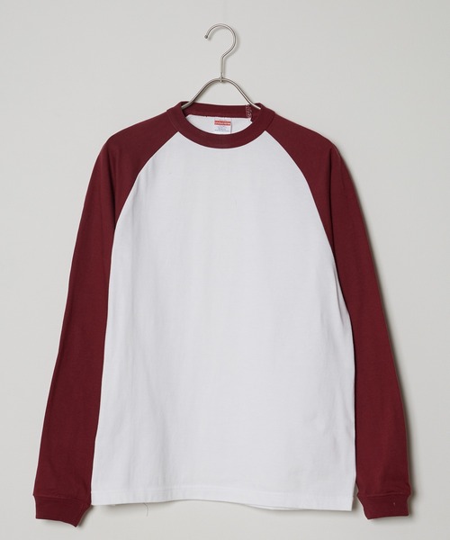セール】1.6inch rib 5.6oz raglan long-sleeve Tee / 1.6インチリブ