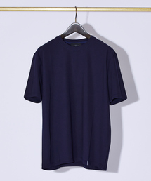 R/NｽﾄﾚｯﾁﾎﾟﾝﾁｸﾙｰﾈｯｸTEE