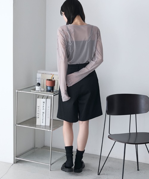 新品タグ付定価8万3千円！forte_forte＊綿シルクベルト付きシアーコート phenix / プラスフェニックス】別注 GORE-TEX スタンドカラー