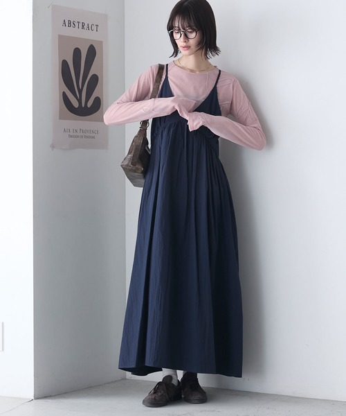 エムアンドキョウコ　新品タグ付き　立体刺繍ロングシャツワンピース　佐藤繊維 セール】 フラワーバード刺繍シャツワンピース （ワンピース