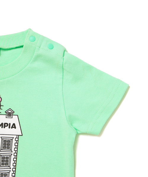 HOTEL OLYMPIA(ホテルオランピア)の「【Hotel Olympia × Hello Kitty/ホテルオランピア × ハローキティ】 Kids Tee キッズショートスリーブTシャツ(Tシャツ/カットソー・キッズ・パープル/グリーン・90/130/100)」の11枚目の写真