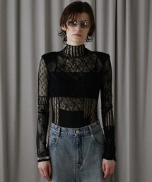 PRANK PROJECT | 【24AUTUMN PRE ORDER】コラージュレースボディスーツ / Collage Lace Bodysuit(Tシャツ/カットソー)