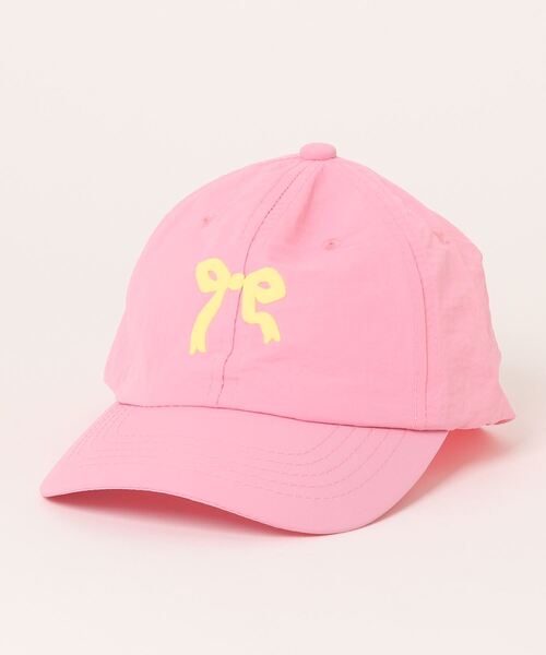 Bambin（ボンバン）の「【 Bambin / ボンバン 】 リボン デザイン カラー キャップ（キャップ・キッズ・アイボリー/エメラルド/ピンク/ダークベージュ/パープル/イエロー・FREE）」の12枚目の写真
