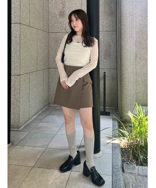 FRAY I.D（フレイアイディー）の「チャンキーヒールローファー（ローファー・レディース・ブラック・36/37/38）」の10枚目の写真