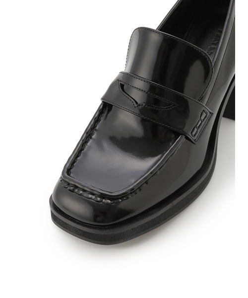 FRAY I.D（フレイアイディー）の「チャンキーヒールローファー（ローファー・レディース・ブラック・36/37/38）」の5枚目の写真