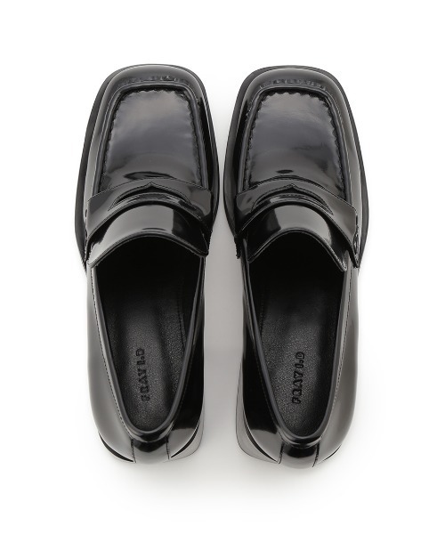 FRAY I.D（フレイアイディー）の「チャンキーヒールローファー（ローファー・レディース・ブラック・36/37/38）」の7枚目の写真