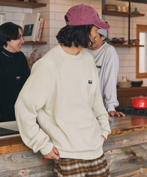 イージーケア ウォッシャブル ビッグシルエット ラグランスリーブクルーネックニット / 抗ピリング【THE CRAFT CREW PRODUCTS】