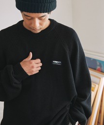 イージーケア ウォッシャブル ビッグシルエット ラグランスリーブクルーネックニット / 抗ピリング【THE CRAFT CREW PRODUCTS】