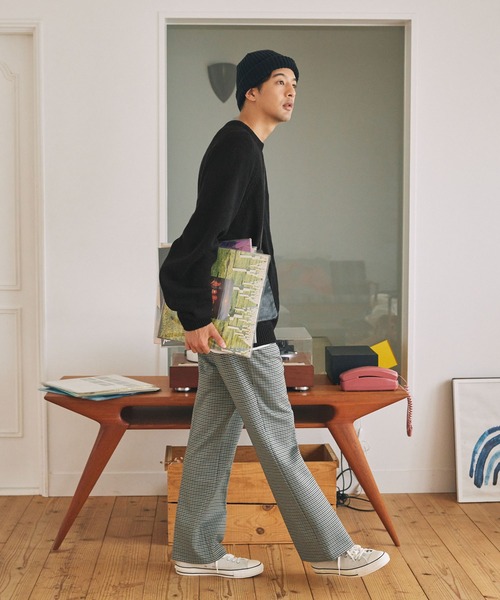 イージーケア ウォッシャブル ビッグシルエット ラグランスリーブ