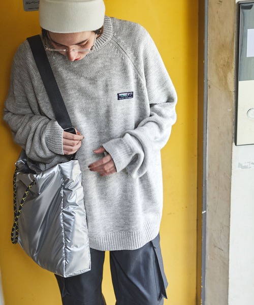 イージーケア ウォッシャブル ビッグシルエット ラグランスリーブ