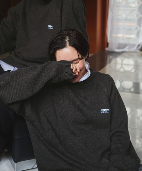 イージーケア ウォッシャブル ビッグシルエット ラグランスリーブ