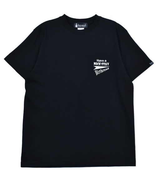 Import & Select(インポートアンドセレクト)の「【BIRTHREAD】SHOPシリーズ "Motel" バックプリント ショートスリーブTEE(Tシャツ/カットソー・メンズ・ブラック/ホワイト/グレー・2/3)」の1枚目の写真