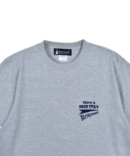 Import & Select(インポートアンドセレクト)の「【BIRTHREAD】SHOPシリーズ "Motel" バックプリント ショートスリーブTEE(Tシャツ/カットソー・メンズ・ブラック/ホワイト/グレー・2/3)」の4枚目の写真