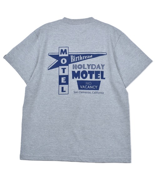 Import & Select(インポートアンドセレクト)の「【BIRTHREAD】SHOPシリーズ "Motel" バックプリント ショートスリーブTEE(Tシャツ/カットソー・メンズ・ブラック/ホワイト/グレー・2/3)」の10枚目の写真