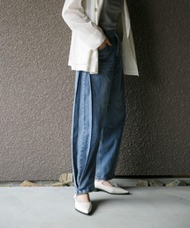 YENN | YENN　SIDE PLEATED DENIM PANTS(デニムパンツ)