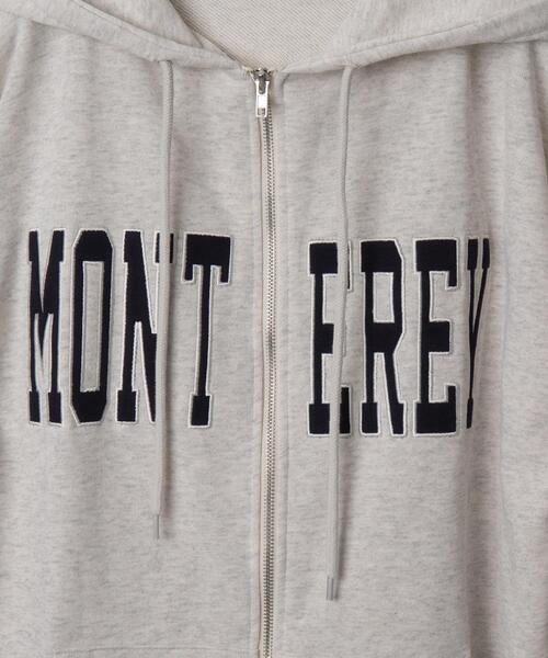 WEGO（ウィゴー）の「WEGO/ロゴWジップビッグパーカー（パーカー・レディース・杢グレー/ワイン・FREE）」の5枚目の写真