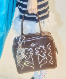 HEY!MrsROSE（ヘイミセスローズ）の「HEY! Mrs ROSE(ヘイ！ミセスローズ)Rhinestone Boston（トートバッグ）」