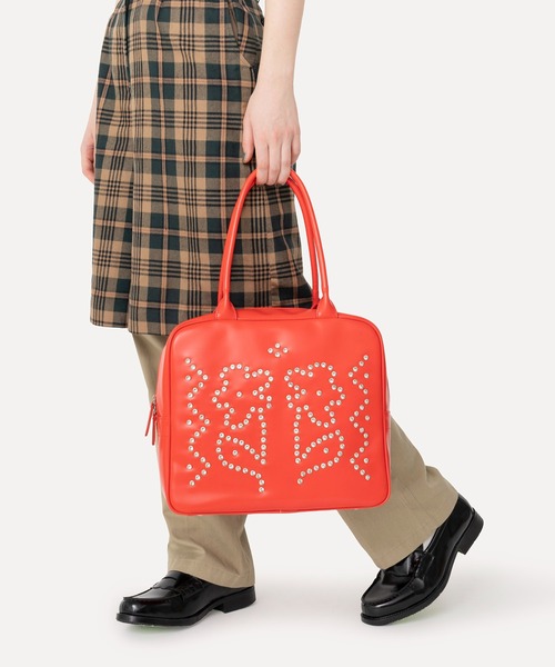 HEY! Mrs ROSE(ヘイ！ミセスローズ)Rhinestone Boston（トートバッグ