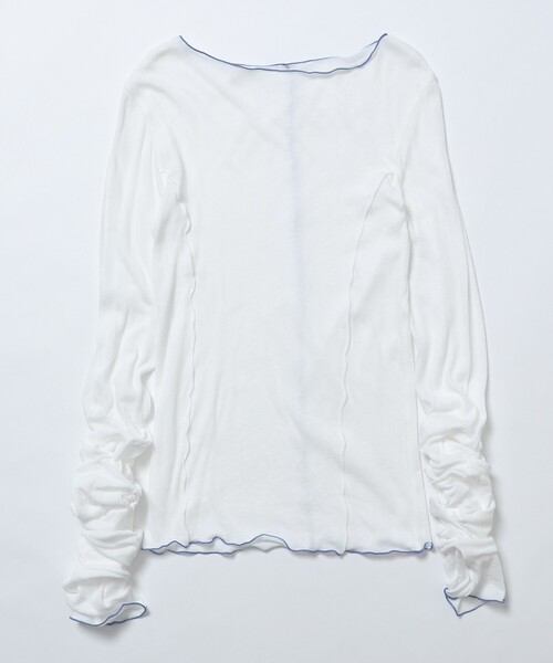 Firsthand（ファーストハンド）の「Firsthand/ファーストハンド ガーゼ天竺ロングスリーブTEE（Tシャツ/カットソー・レディース・ピンク/ホワイト/ブルーグリーン/ブラック・ﾌﾘ-）」の22枚目の写真