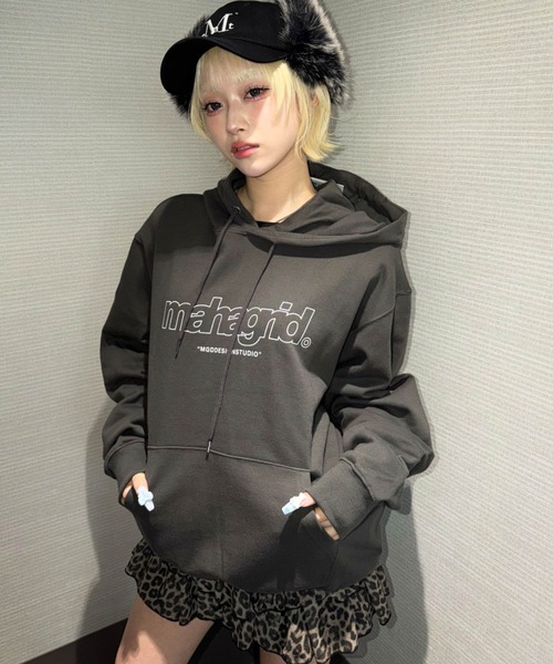 mahagrid/マハグリッド』THIRD LOGO HOODIE/サードロゴ プルオーバー