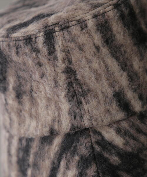 FREE'S MART（フリーズマート）の「ウッドライクシャギーバケット（ハット・レディース・ブラック系その他/ベージュ系その他・ﾌﾘ-）」の5枚目の写真