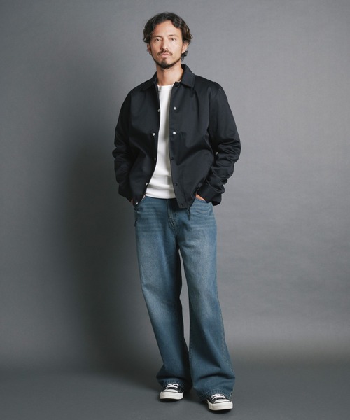 COMMON WARE(コモンウェアー)の「COMMONWARE:10.5oz デニムオーバーダイ バギーパンツ(デニムパンツ・メンズ・ブラック/ブルー・M/L/XL)」の22枚目の写真