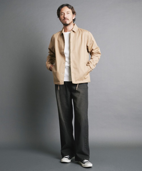 COMMON WARE(コモンウェアー)の「COMMONWARE:10.5oz デニムオーバーダイ バギーパンツ(デニムパンツ・メンズ・ブラック/ブルー・M/L/XL)」の16枚目の写真