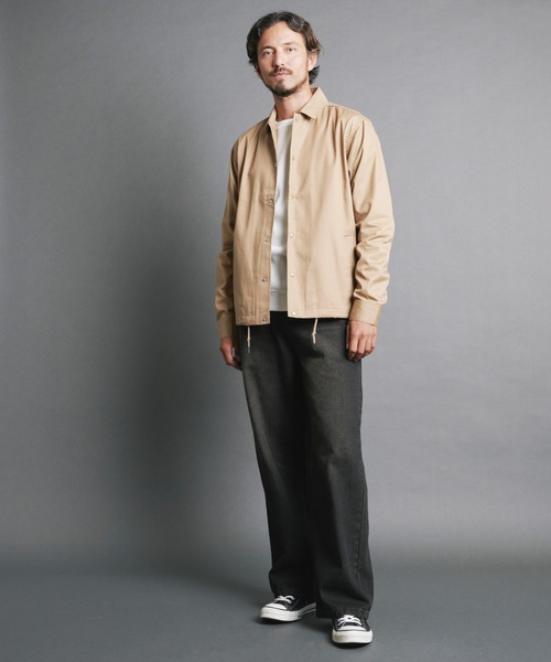 COMMON WARE(コモンウェアー)の「COMMONWARE:10.5oz デニムオーバーダイ バギーパンツ(デニムパンツ・メンズ・ブラック/ブルー・M/L/XL)」の17枚目の写真