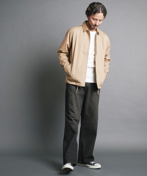 COMMON WARE(コモンウェアー)の「COMMONWARE:10.5oz デニムオーバーダイ バギーパンツ(デニムパンツ・メンズ・ブラック/ブルー・M/L/XL)」の18枚目の写真