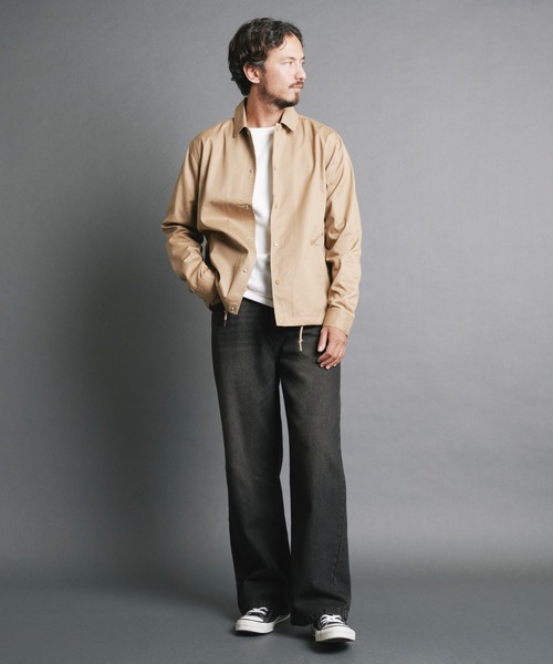 COMMON WARE(コモンウェアー)の「COMMONWARE:10.5oz デニムオーバーダイ バギーパンツ(デニムパンツ・メンズ・ブラック/ブルー・M/L/XL)」の19枚目の写真