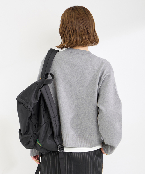 B.C STOCK(ベーセーストック)の「フレンチロゴプルオーバー(ニット/セーター・レディース・ブラック/チャコールグレー/レッド・FREE)」の11枚目の写真