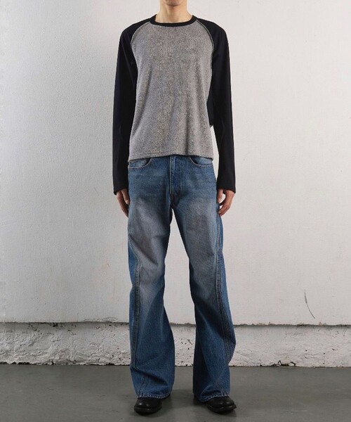 NVRFRGT（ネヴァーフォーゲット）の「【NVRFRGT/ネヴァーフォーゲット】3D TWISTED JEANS（デニムパンツ・メンズ・ダークインディゴブルー・1/2）」の2枚目の写真