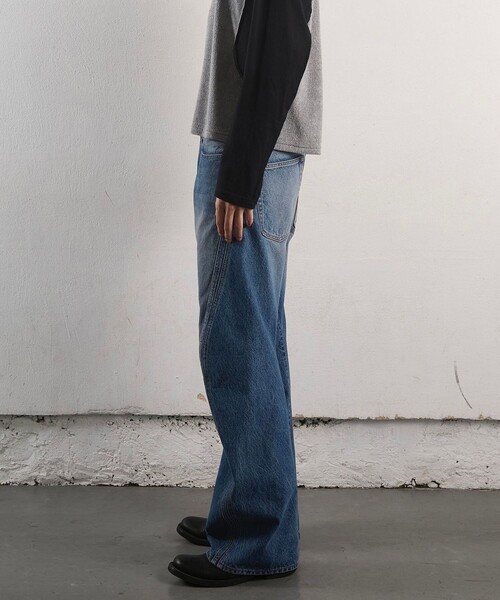 NVRFRGT（ネヴァーフォーゲット）の「【NVRFRGT/ネヴァーフォーゲット】3D TWISTED JEANS（デニムパンツ・メンズ・ダークインディゴブルー・1/2）」の4枚目の写真