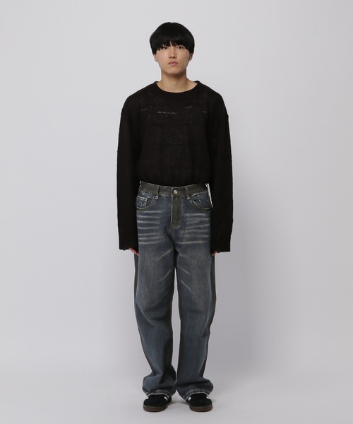 INFLATION（インフレーション）の「INFLATION／VINTAGEデニムパンツ（デニムパンツ・メンズ・ロイヤルブルー・MEDIUM/SMALL/LARGE）」の16枚目の写真