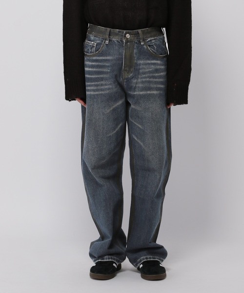 INFLATION（インフレーション）の「INFLATION／VINTAGEデニムパンツ（デニムパンツ・メンズ・ロイヤルブルー・MEDIUM/SMALL/LARGE）」の4枚目の写真