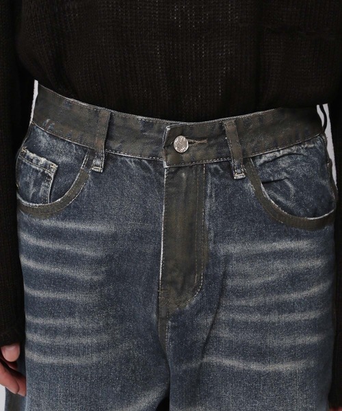 INFLATION（インフレーション）の「INFLATION／VINTAGEデニムパンツ（デニムパンツ・メンズ・ロイヤルブルー・MEDIUM/SMALL/LARGE）」の10枚目の写真