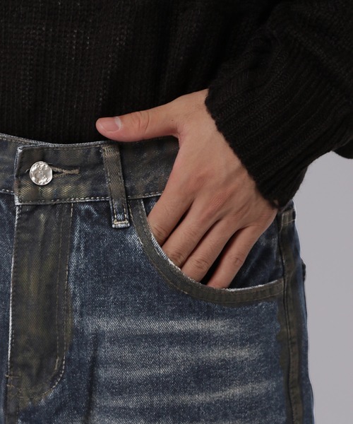 INFLATION（インフレーション）の「INFLATION／VINTAGEデニムパンツ（デニムパンツ・メンズ・ロイヤルブルー・MEDIUM/SMALL/LARGE）」の7枚目の写真