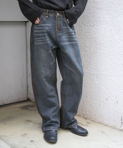 INFLATION（インフレーション）の「INFLATION／VINTAGEデニムパンツ（デニムパンツ・メンズ・ロイヤルブルー・MEDIUM/SMALL/LARGE）」の19枚目の写真