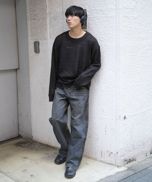 INFLATION（インフレーション）の「INFLATION／VINTAGEデニムパンツ（デニムパンツ・メンズ・ロイヤルブルー・MEDIUM/SMALL/LARGE）」の9枚目の写真